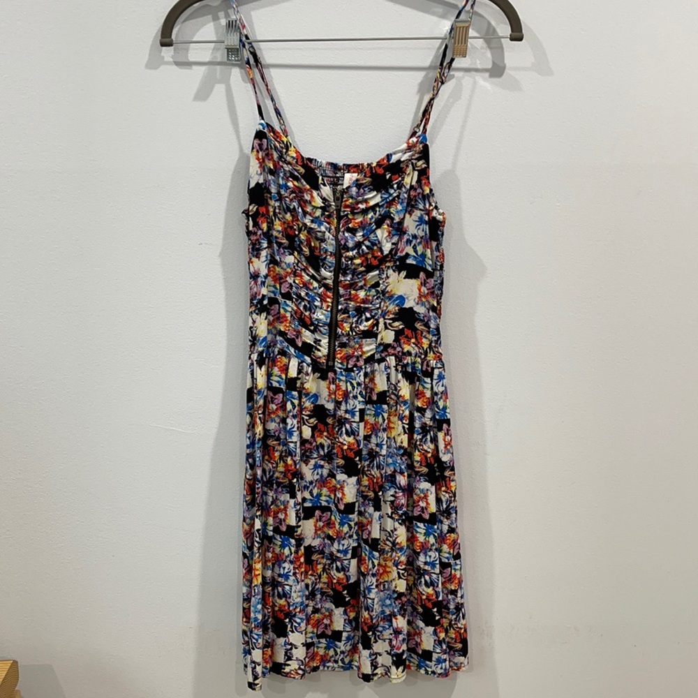 Xhilaration front zip dress